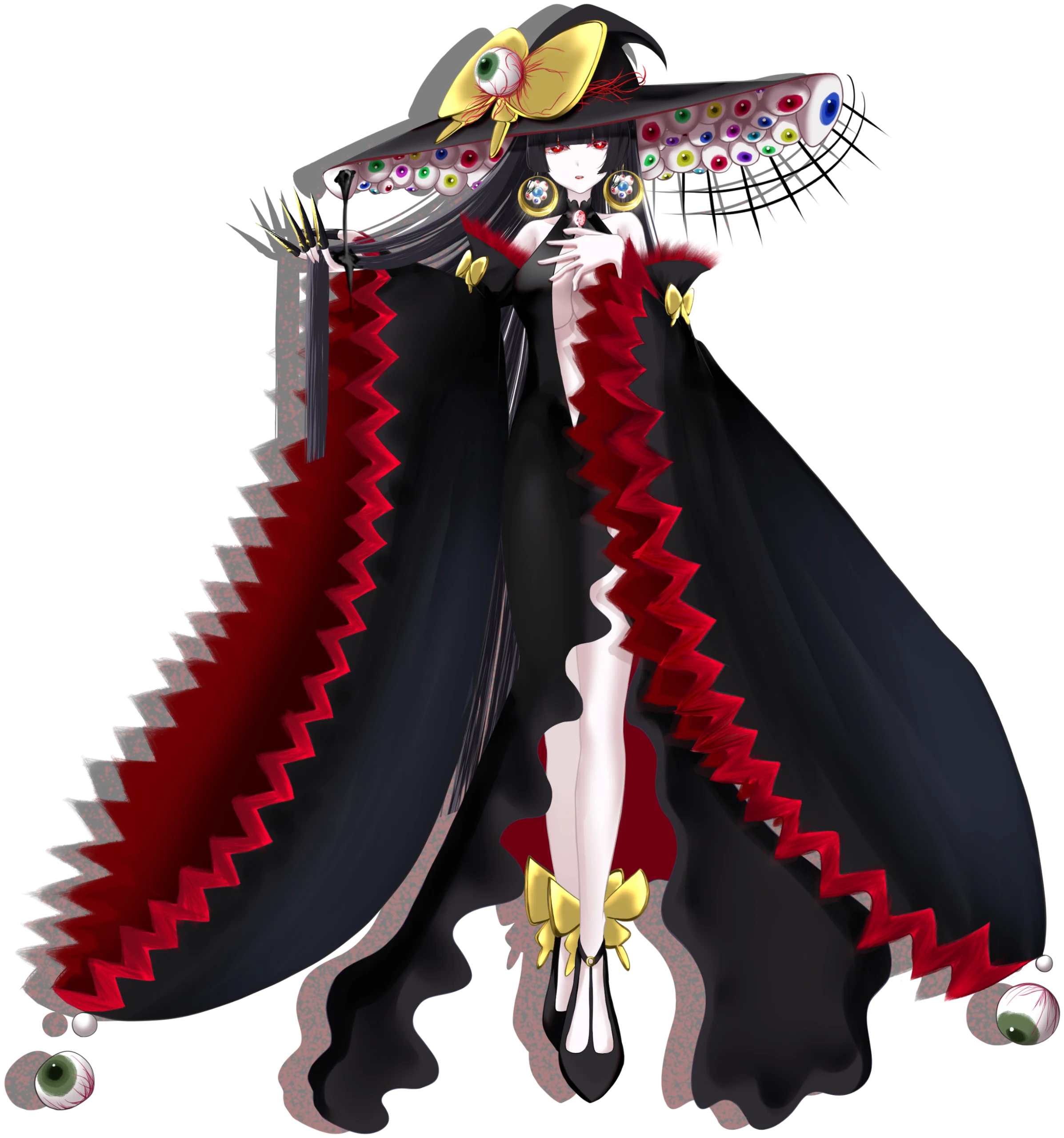 目玉の魔女立ち絵